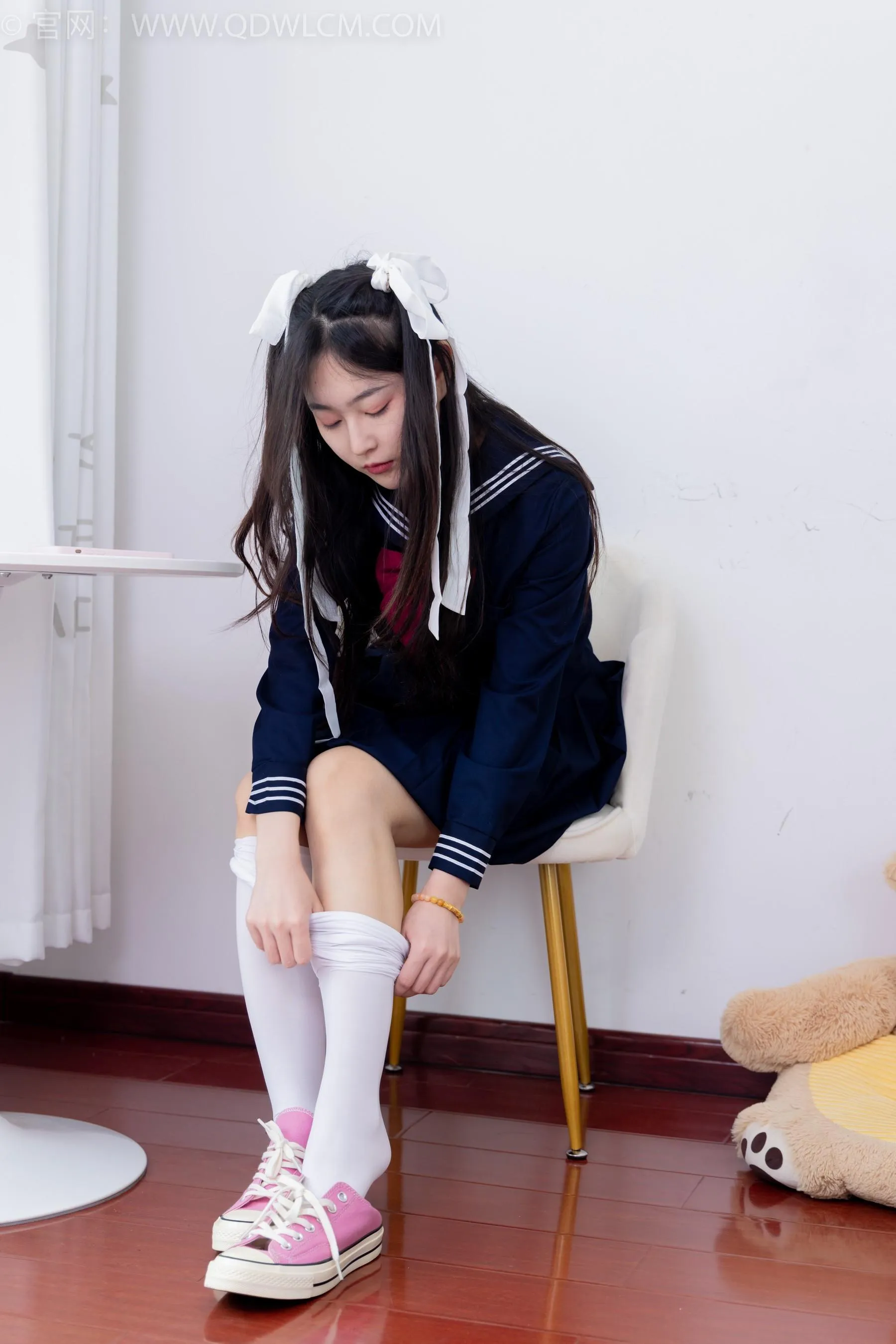 物恋传媒 NO.1544 美兔-学院少女 [151P]插图4